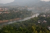 Der Fluss Nam Khan fliesst hier mit dem Mekong zusammen